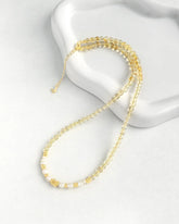 Citrine Gold Necklace – Abundance & Positivity