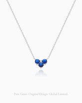 Three Dots Silver Necklace – Balance & Serenity