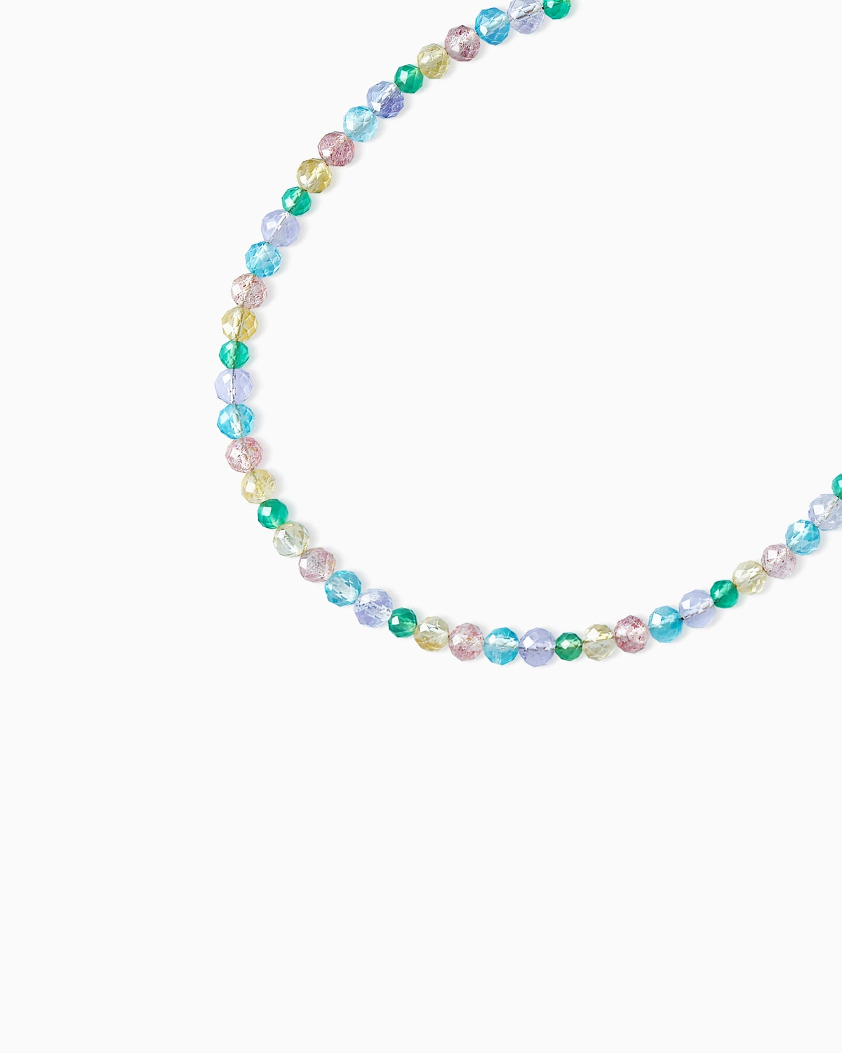 Rainbow Gemstone 14K Gold Plated Sterling Silver Bracelet