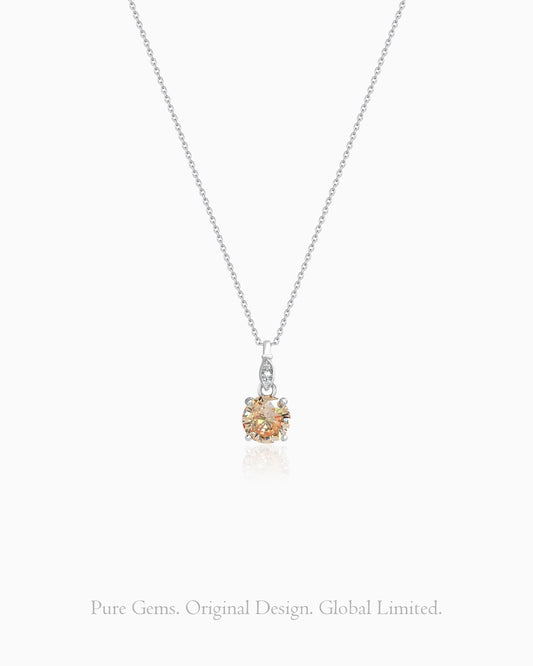 Citrine Gold Plated Sterling Silver Necklace – Abundance & Positivity
