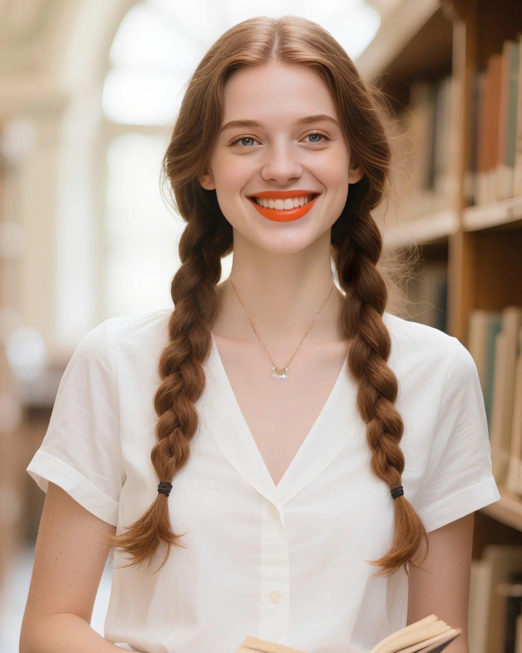 Clear Quartz V Pendant Necklace | HALO IN STYLE