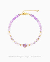 Birthstone Faceted Gold Plated Sterling Silver Bracelet