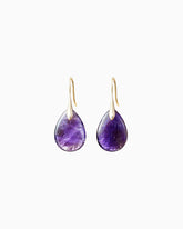 amethyst Silhouette Drop Earrings