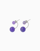Gemstone Silver Earrings – Clarity & Prosperity