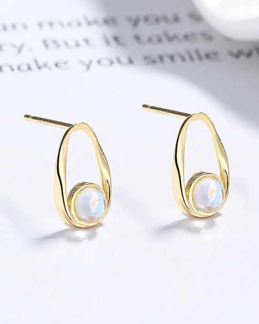 Birthstone Sterling Silver Earrings – Intuition & Balance