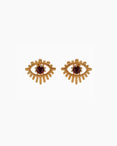 Birthstone Gold & Silver Earrings – Passion & Renewal