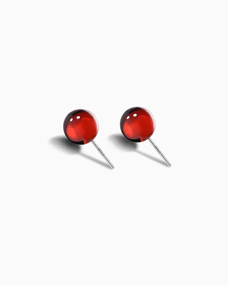 Garnet Chic Stud Earrings