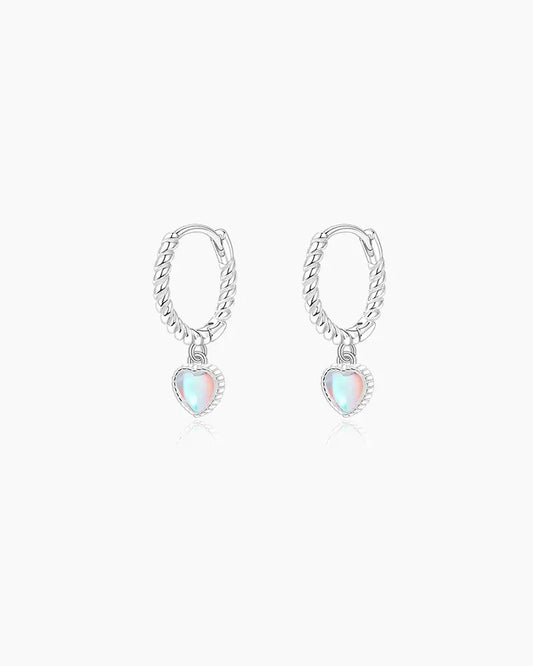 Moonstone 999 Fine Silver Earrings – Intuition & Serenity