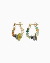 Rainbow Agate Gold Earrings – Joy & Self-Love
