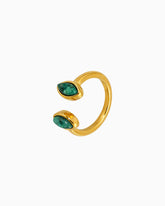 Malachite Gold Ring – Protection & Transformation