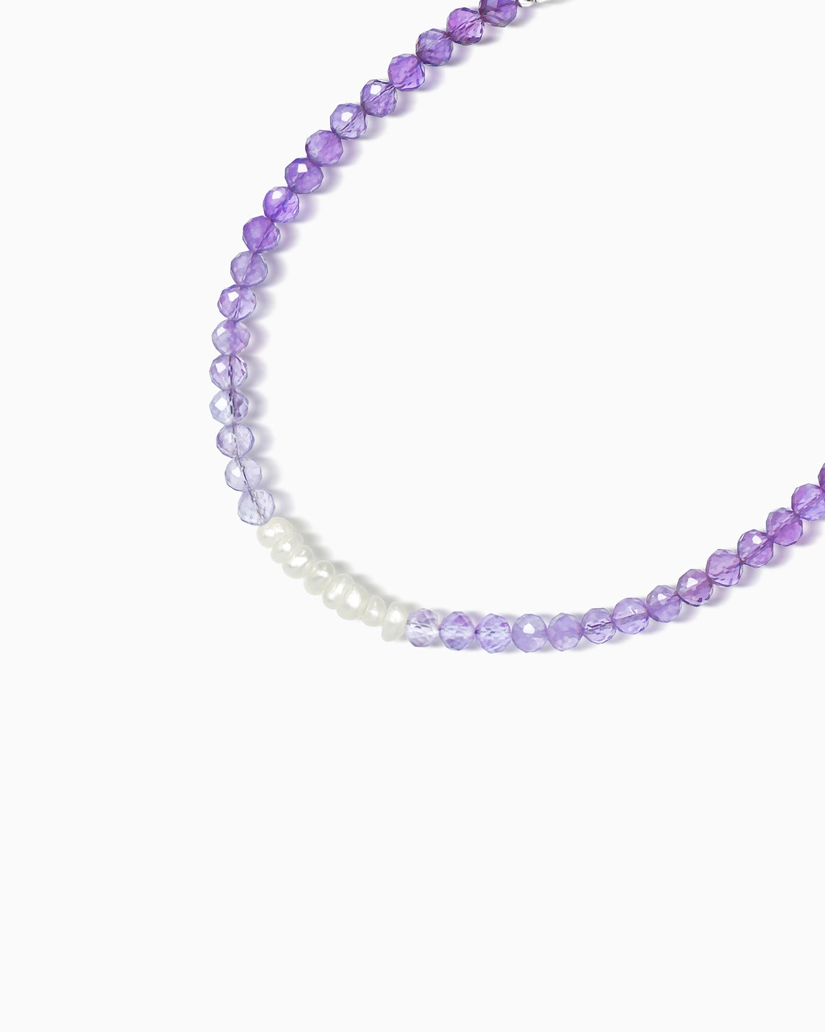amethyst beaded bracelet – february birthstone jewelry