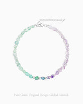 Green Fluorite 14K Gold Plated Beaded Bracelet