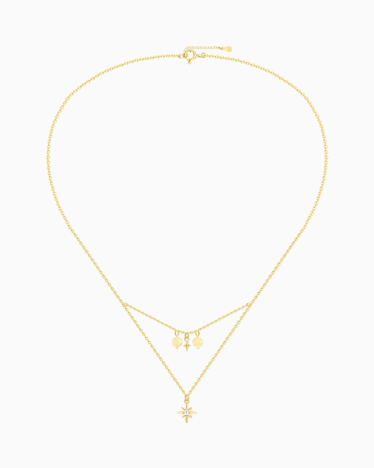 citrine pendant neckalce