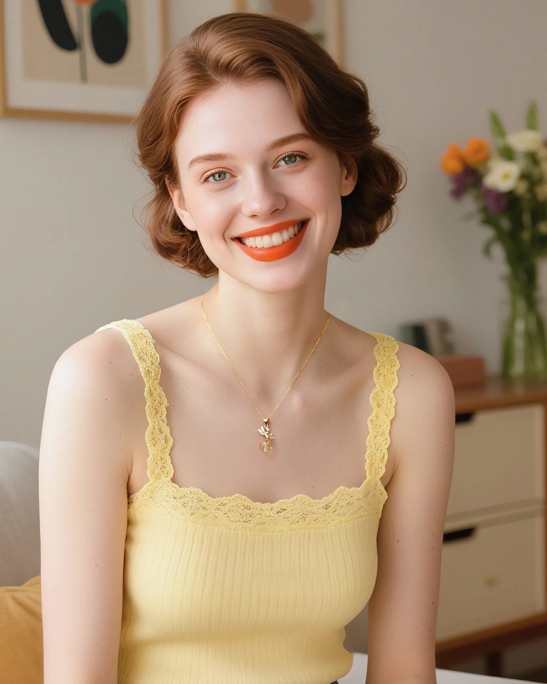 critine fairy pendant necklace | HALO IN STYLE