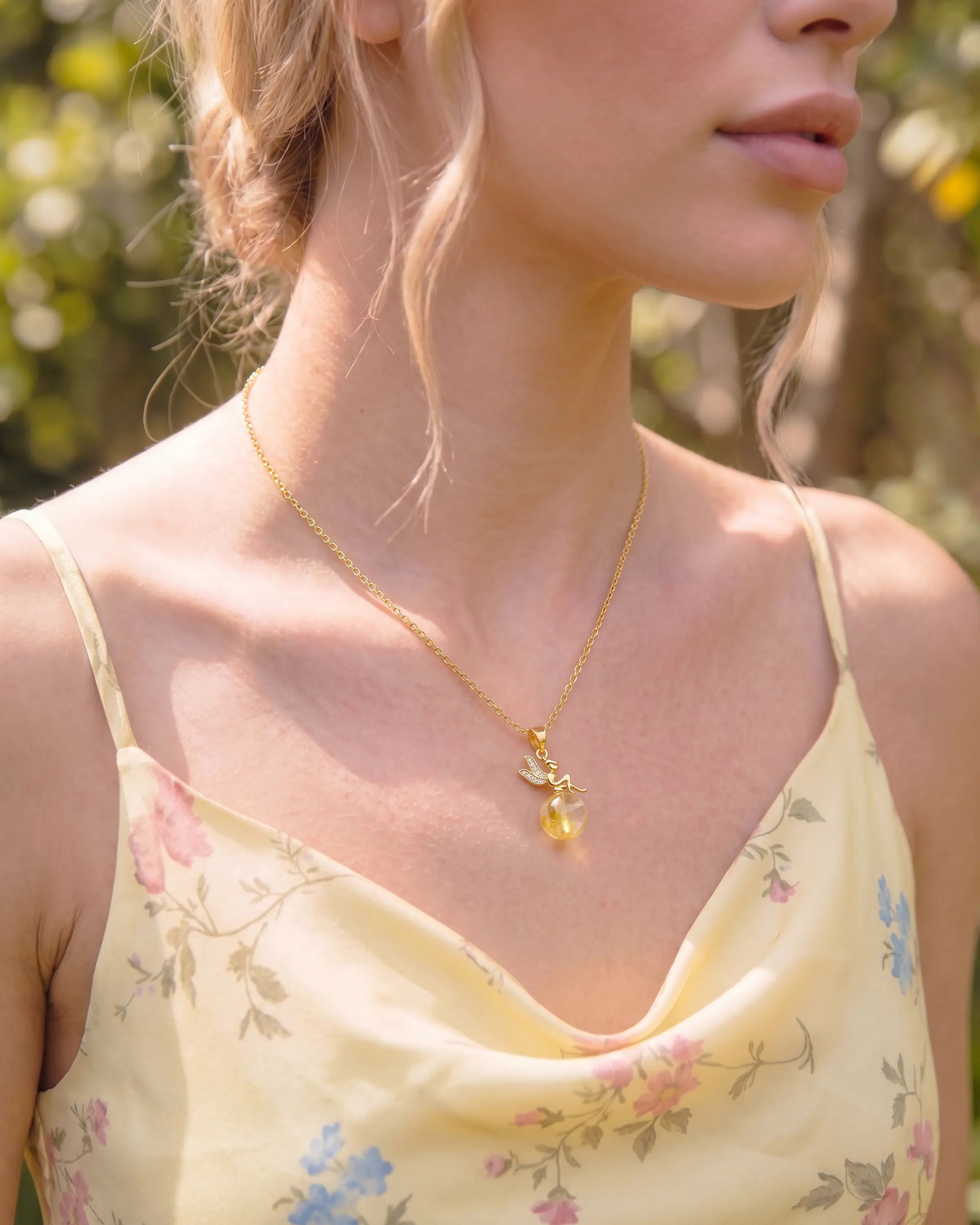 critine fairy pendant necklace | HALO IN STYLE