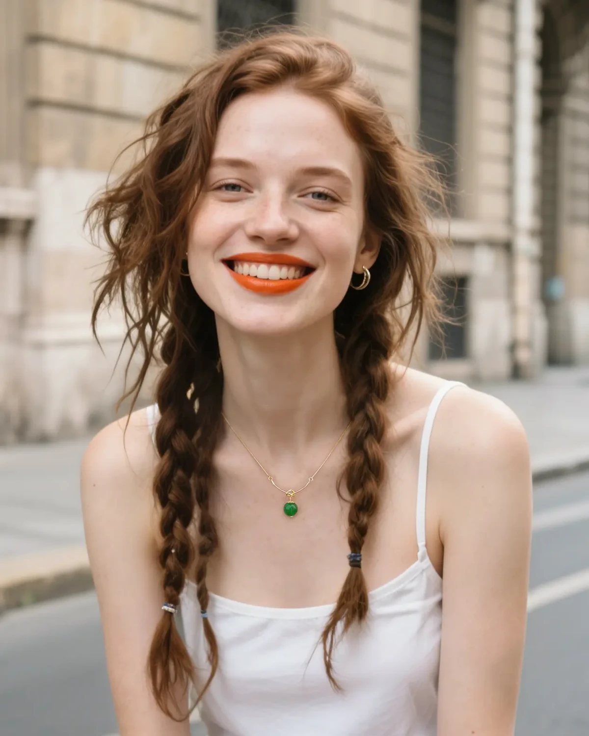 green agate pendant necklace