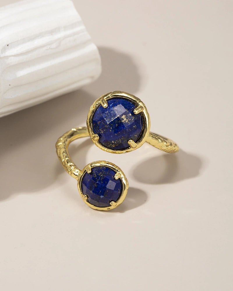 lapis lazuli Gemstone Gold Ring