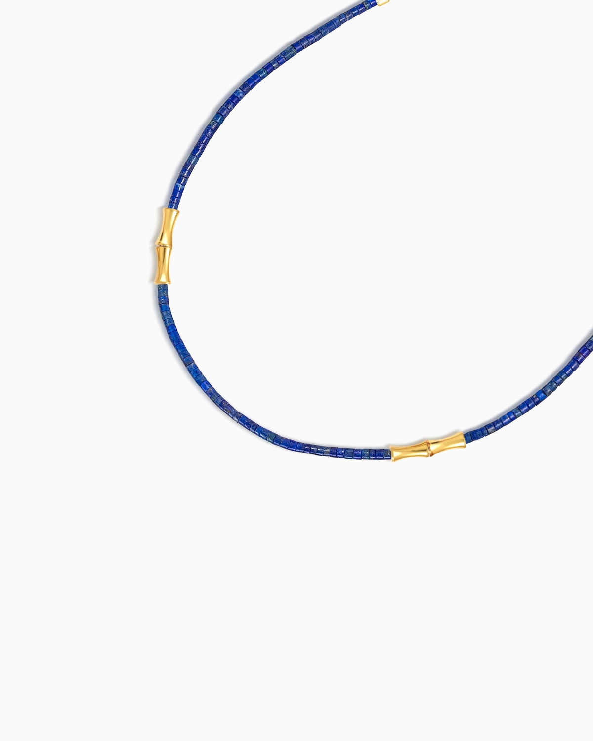 lapis lazuli beaded bracelet with gold accent – september gemstone jewelry