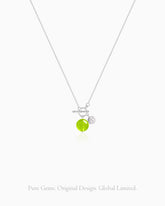 peridot pendant necklace