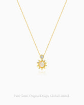 Sunflower Gold Necklace – Joy & Positivity