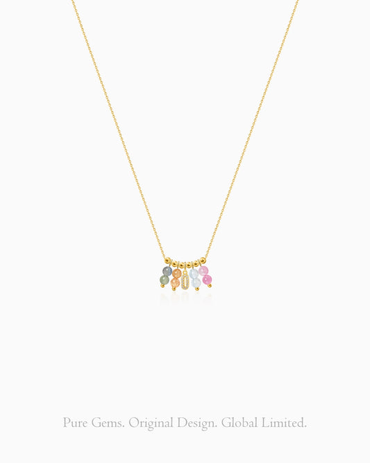 tourmaline charm necklace