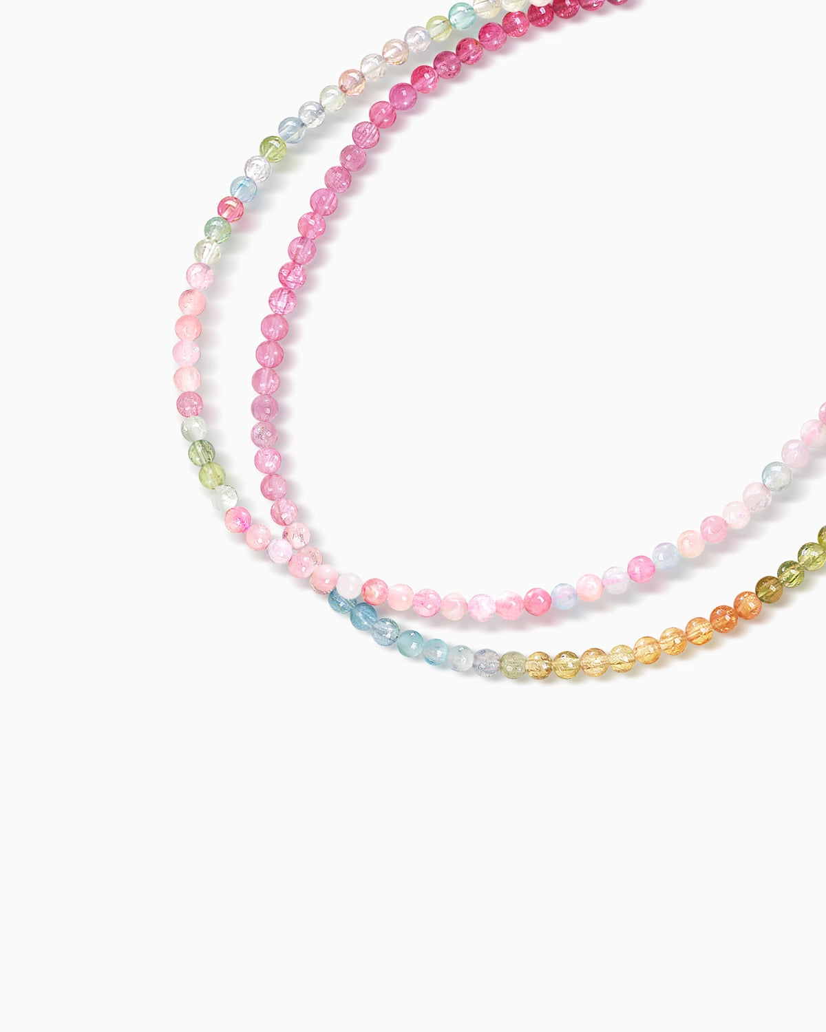 tourmaline dual-strand beaded bracelet – october birthstone