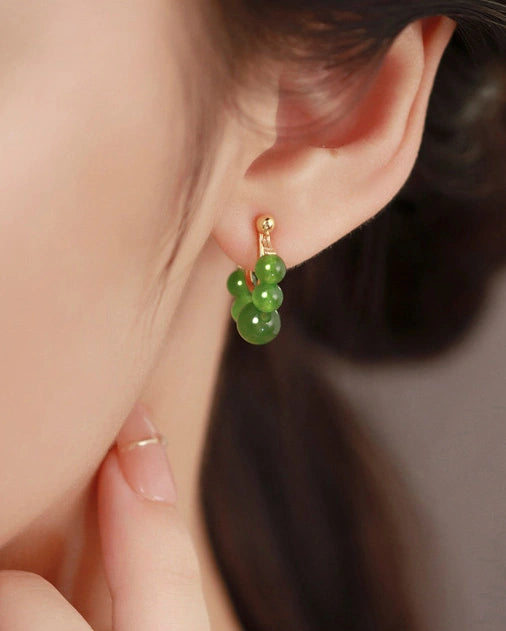 ブラックオニキス スターリングシルバー イヤリング – グラウンディングと強さ