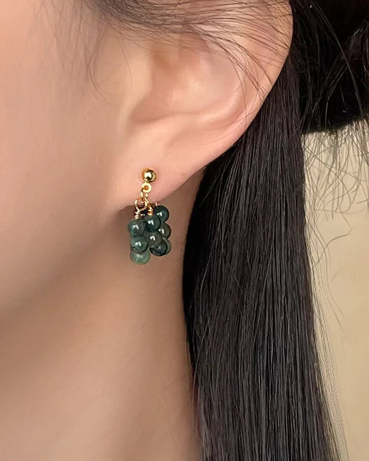 ブラックオニキス スターリングシルバー イヤリング – グラウンディングと強さ