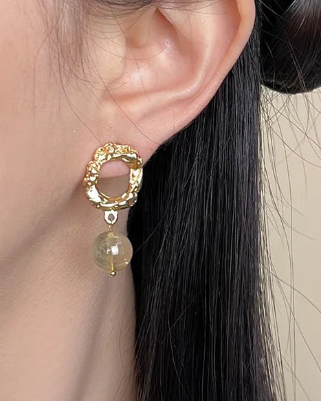 ブラックオニキス スターリングシルバー イヤリング – グラウンディングと強さ