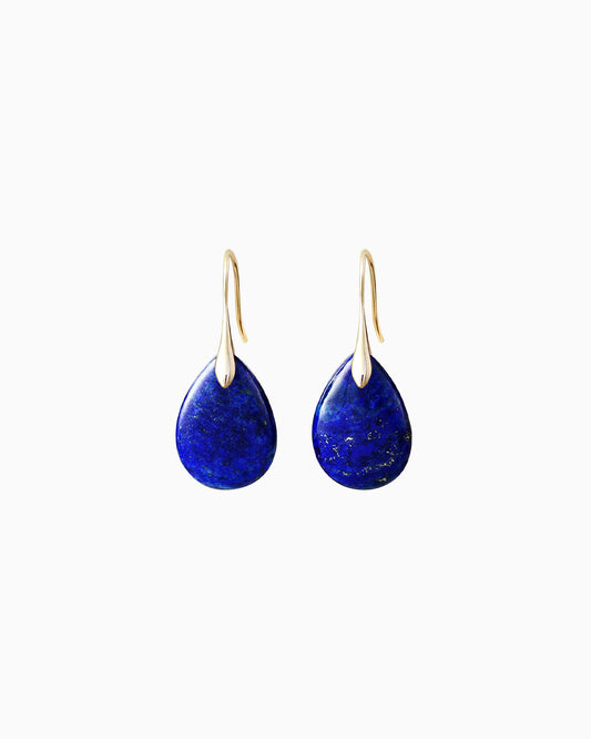 sapphire Silhouette Drop Earrings