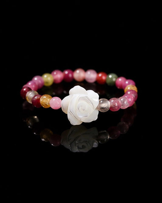 アクアマリン・クリアクォーツリング – 静寂と透明感