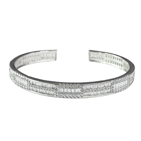 Brilliant High-Quality Zircon Bangle