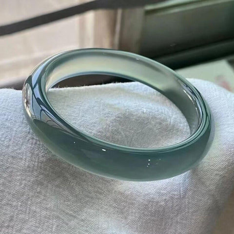 Curry Blue High-Ice Agate Bracelet