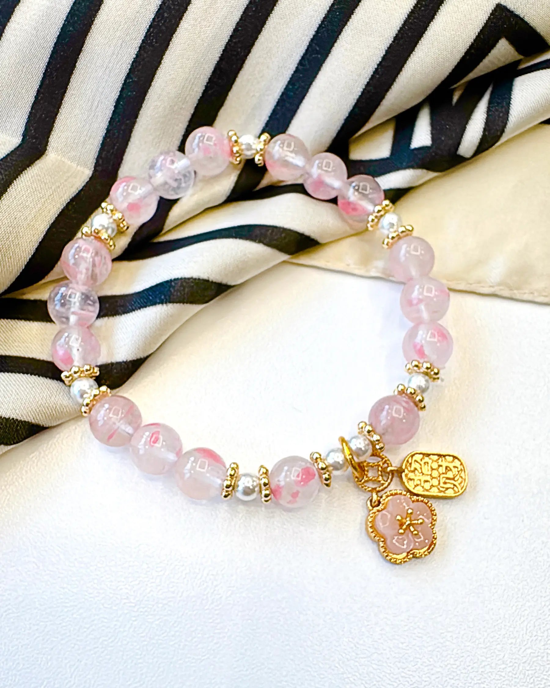 routh red agate blossom bracelet  – July Birthstone Jewelry for Sale