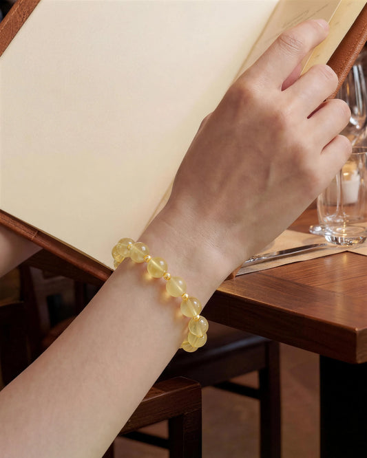 Citrine Gold Bracelet – Joy & Optimism