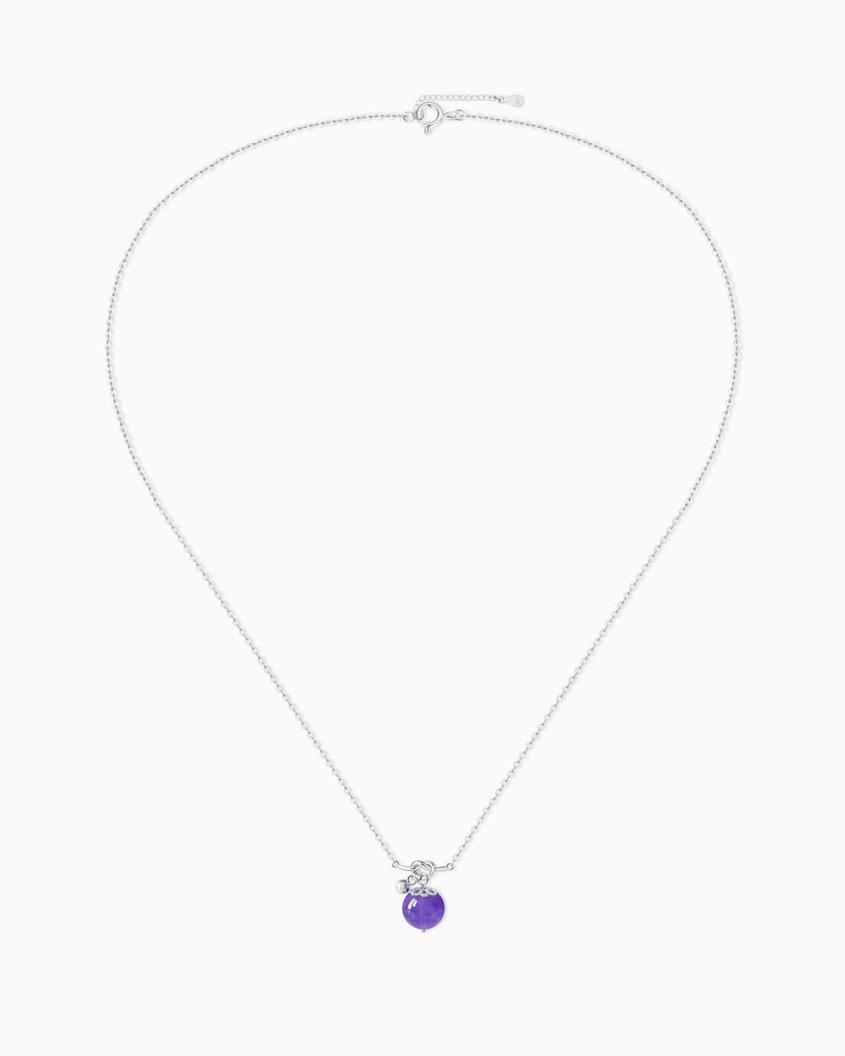 amethyse pendant necklace