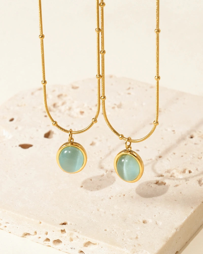 aquamarine pendant necklace