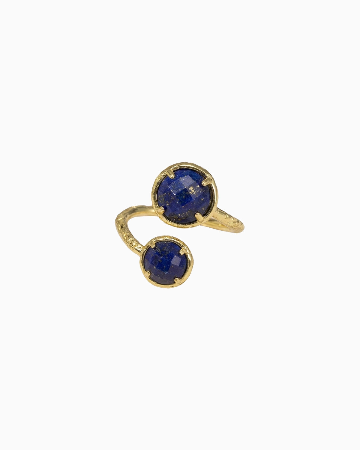 blue lapis lazuli gemstone gold ring