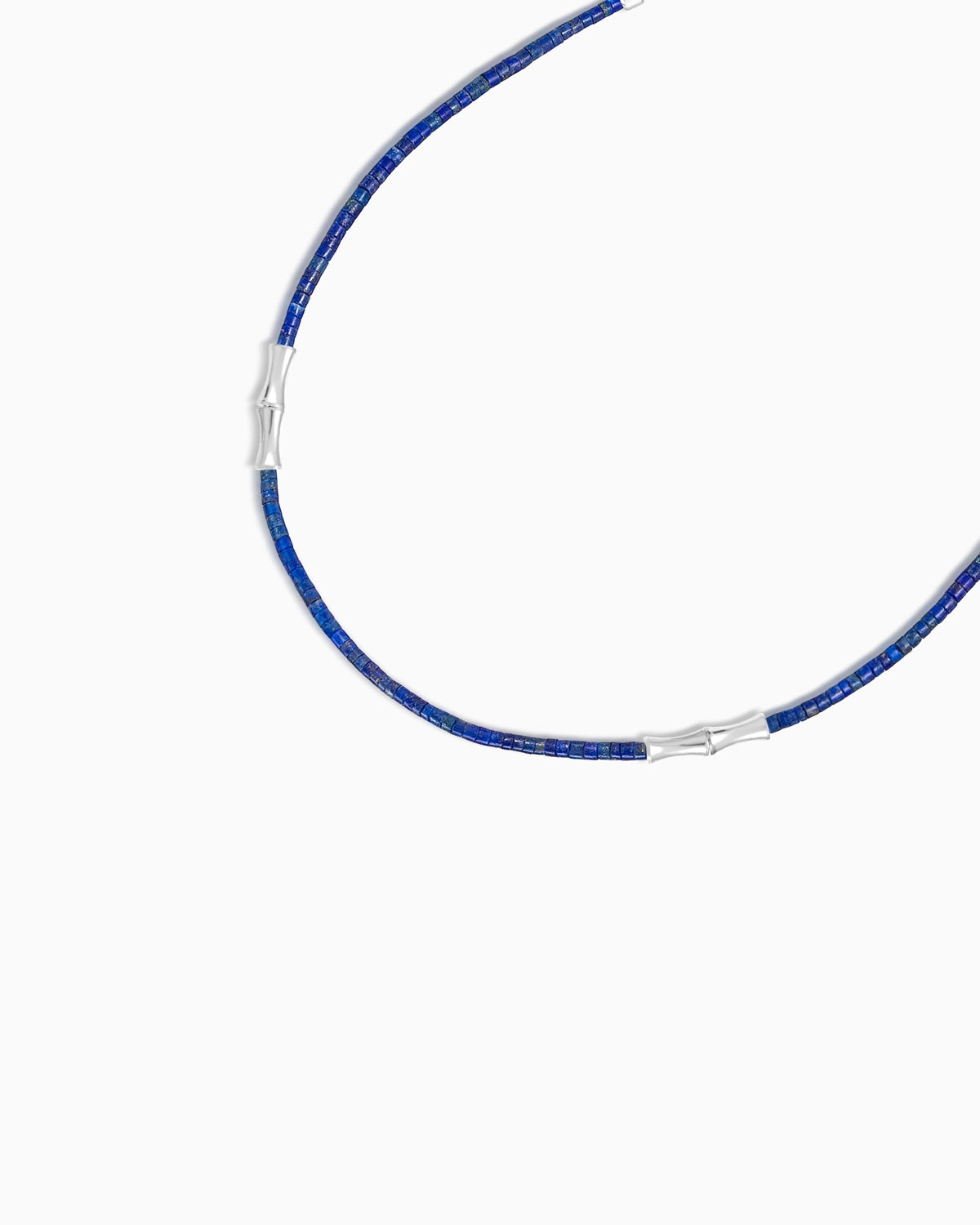 lapis_lazuli beaded bracelet with silver – September birthstone jewelry